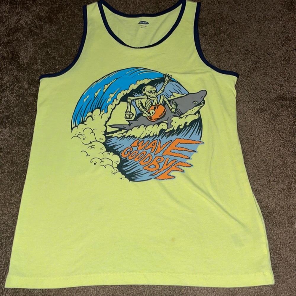 Boys XL (14-16) Old Navy cotton tank top - like new
